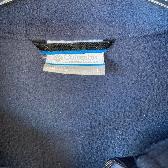 Columbia Men's Steens Mountain Front-Zip Fleece Jacket - Navy Outdoors - Picture 4 of 7